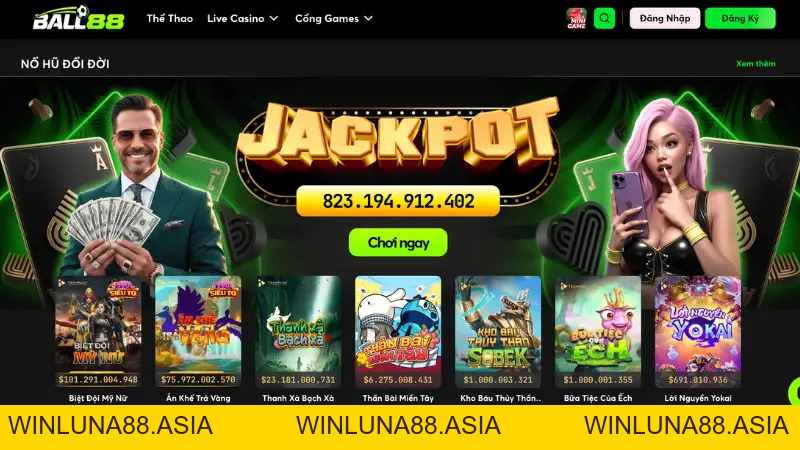 Ball88 - Nền Tảng Cá Cược Trực Tuyến Đẳng Cấp Châu Á - WINLUNA88